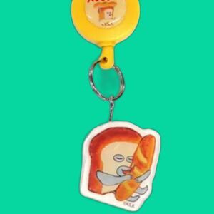 pan dorobou  / bread thief reel keychain